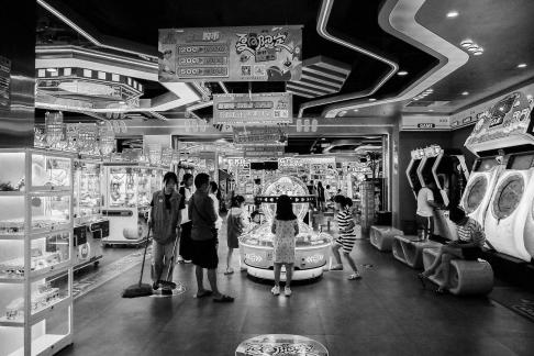 Strolling around the mall 52