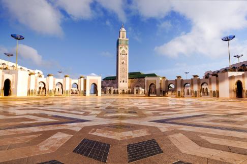 Sunrise at Hassan II Mosque