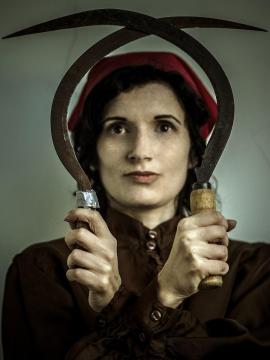 Woman and sickle-3