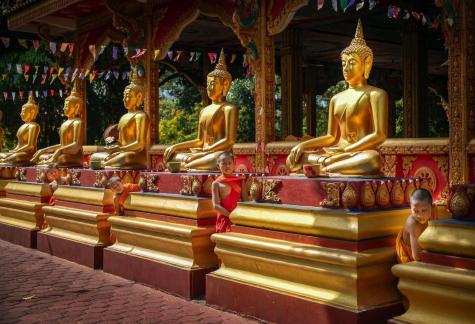 Three little monks