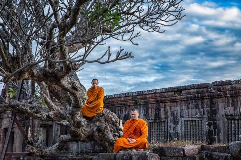Two sincere monks