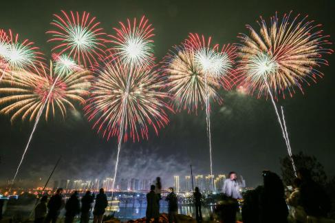 Fireworks bloom in full bloom 10 Fireworks bloom in full bloom 10