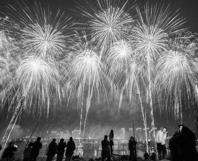 Fireworks bloom in full bloom 14 Fireworks bloom in full bloom 14