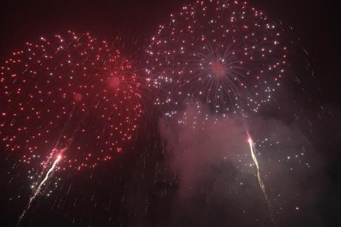 Fireworks filling the sky 1 Fireworks filling the sky 1