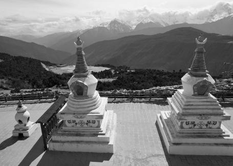 Snowy Mountain Stupa 13