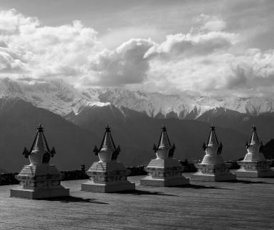 Snowy Mountain Stupa 16