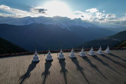 Snowy Mountain Stupa 8