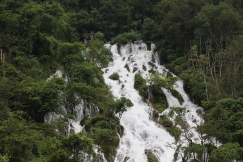 High mountain white waves 1