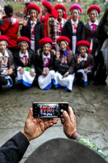take a photo as a memento