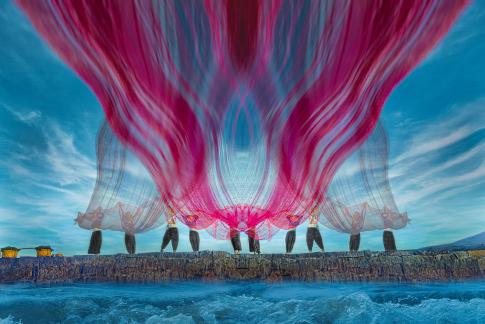 Open the sea Throw net 2