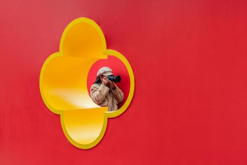 A dedicated photographer