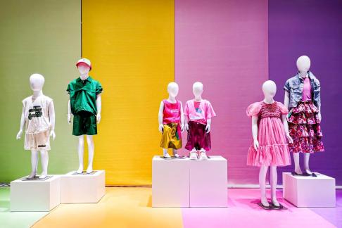 Colorful children clothing