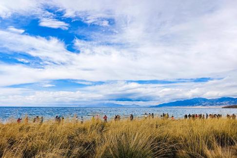 The beautiful Sayram Lake